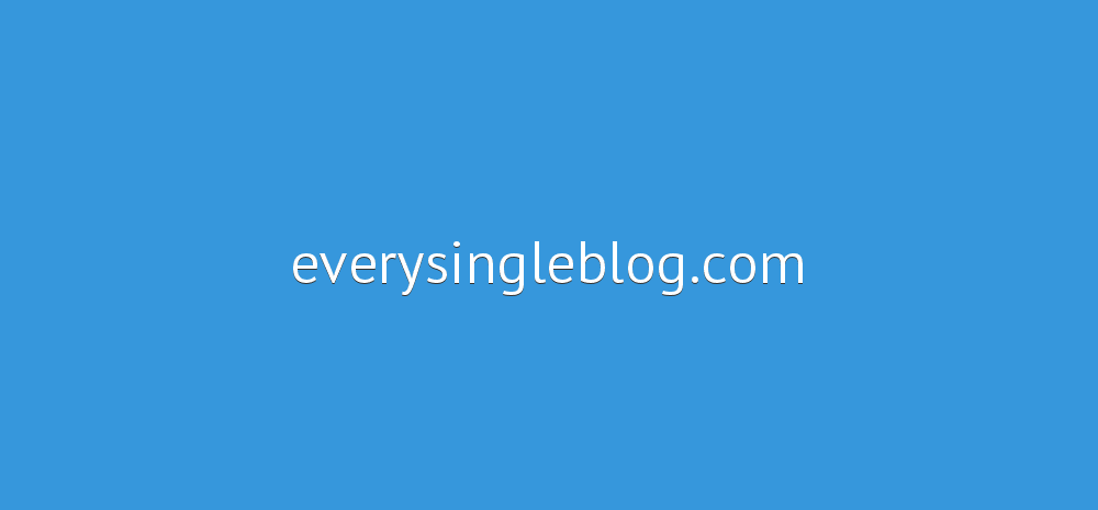 Every Single Blog - The Headless CMS & Blogging API for Developers
