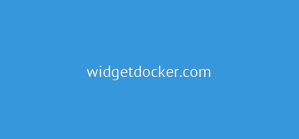 Widget Docker - WidgetDocker: A Library of Embeddable Web Widgets