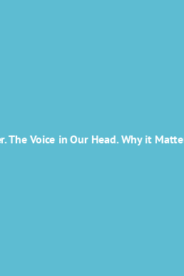 Book cover Chatter. The Voice in Our Head. Why it Matters and How to Harness It.