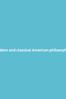 Book cover Pragmatism and classical American philosophy: essential readings and interpretive essays