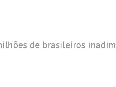 62,73 milhões de brasileiros inadimplentes