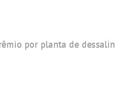 ArcelorMittal recebe prêmio por planta de dessalinização da água do mar