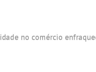 Atividade no comércio enfraquecida