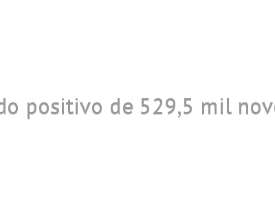 Brasil fecha 2018 com saldo positivo de 529,5 mil novos empregos, revela Caged