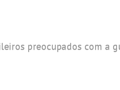 Brasileiros preocupados com a guerra