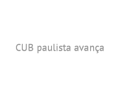 CUB paulista avança 