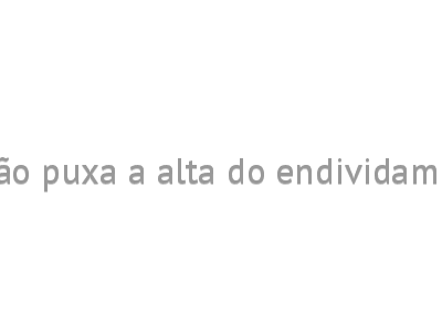Cartão puxa a alta do endividamento