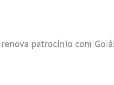 Cimento Goiás renova patrocínio com Goiás EC para 2021