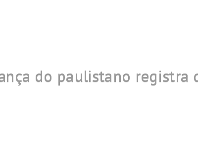 Confiança do paulistano registra queda