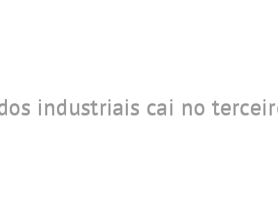 Confiança dos industriais cai no terceiro trimestre