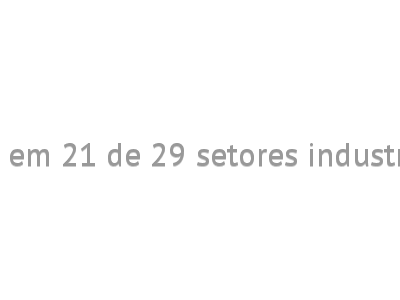 Confiança recua em 21 de 29 setores industriais, aponta CNI