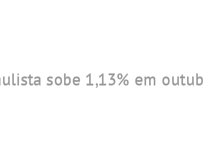 Custo da construção paulista sobe 1,13% em outubro, apura SindusCon-SP