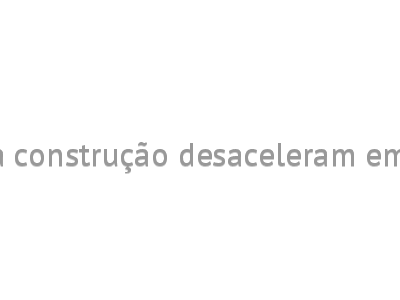 Custos da construção desaceleram em outubro