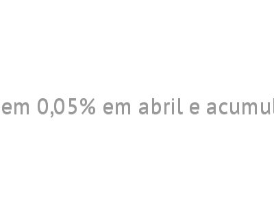Custos na construção sobem 0,05% em abril e acumulam alta de 0,24% no ano