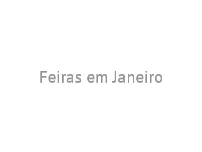 Feiras em Janeiro