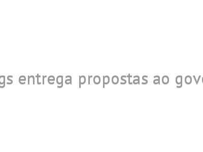 Fiergs entrega propostas ao governo