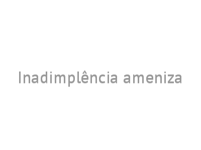 Inadimplência ameniza