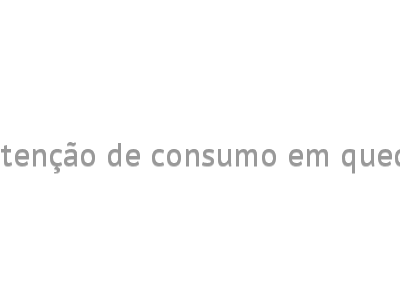 Intenção de consumo em queda