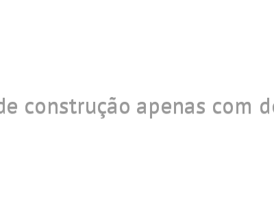 Lojas de construção apenas com delivery