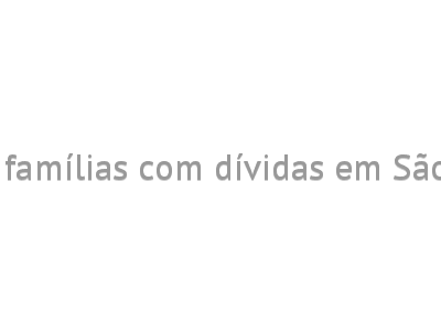 Menos famílias com dívidas em São Paulo