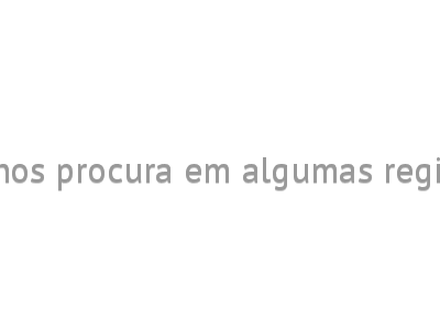 Menos procura em algumas regiões