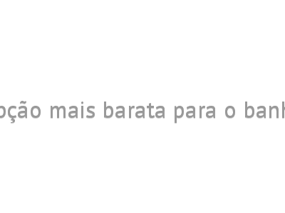 Opção mais barata para o banho