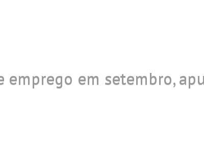 País abre 34.392 vagas de emprego em setembro, apura Ministério do Trabalho