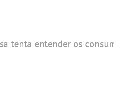 Pesquisa tenta entender os consumidores