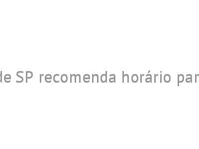 Prefeitura de SP recomenda horário para empresas
