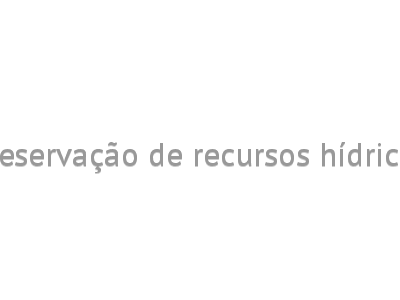 Preservação de recursos hídricos