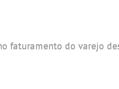 Queda no faturamento do varejo desacelera